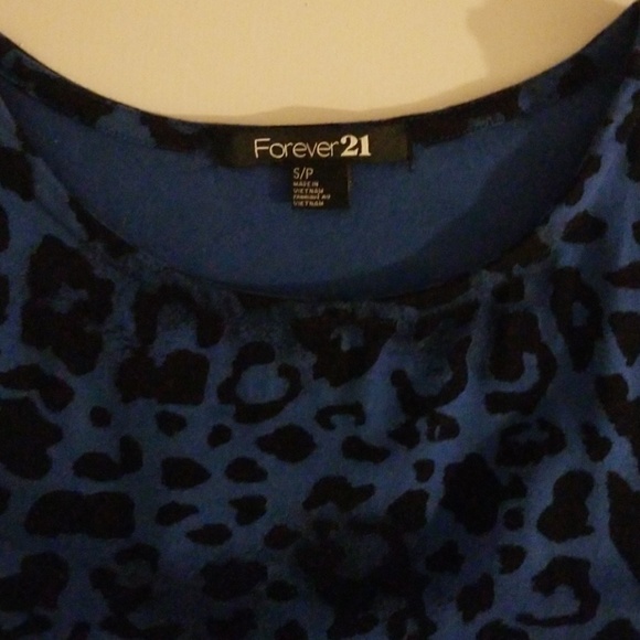 💚Leopard Blue Dress - Picture 3 of 3